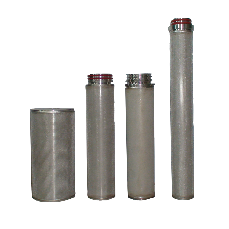 China high quality sus304l 316L 20 inch ss powder sintered filter cartridge
