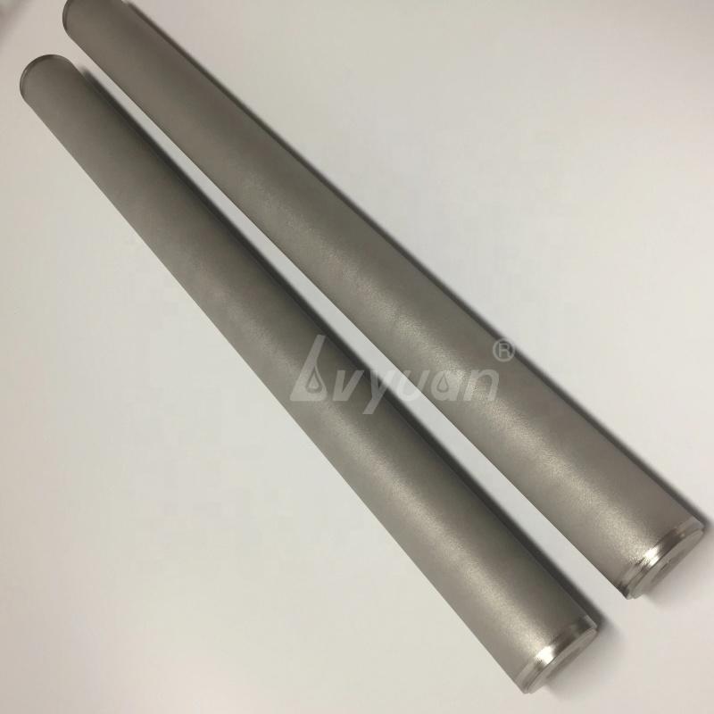 Reusable 0.2/0.45/1/5/10 micron Sintered Stainless Steel SS 316L Powder Filter Cartridge
