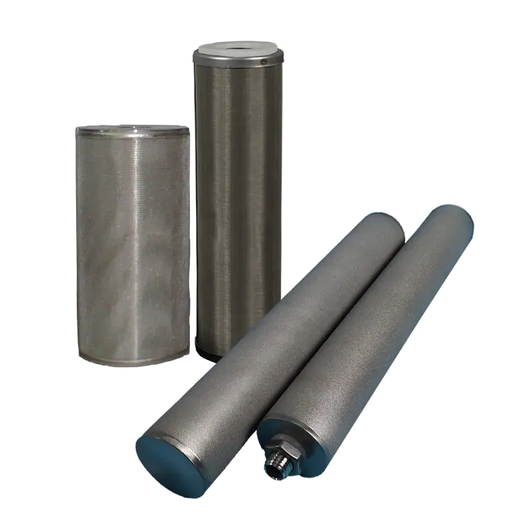 Customized size stainless steel filter elements For Construction Works with Low Price