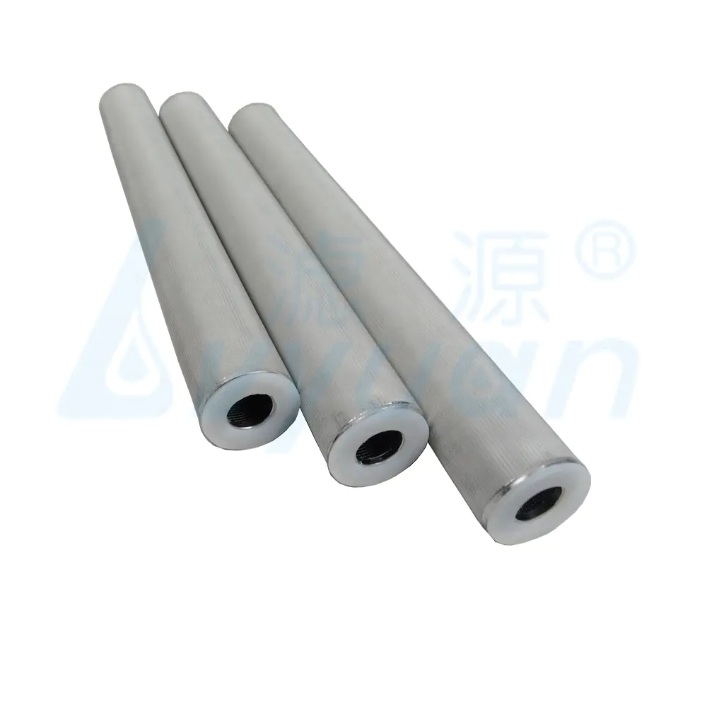 stainless steel mesh water filter cartridge with 1 3 5 10 50 100 micron for industrial liquid filtration