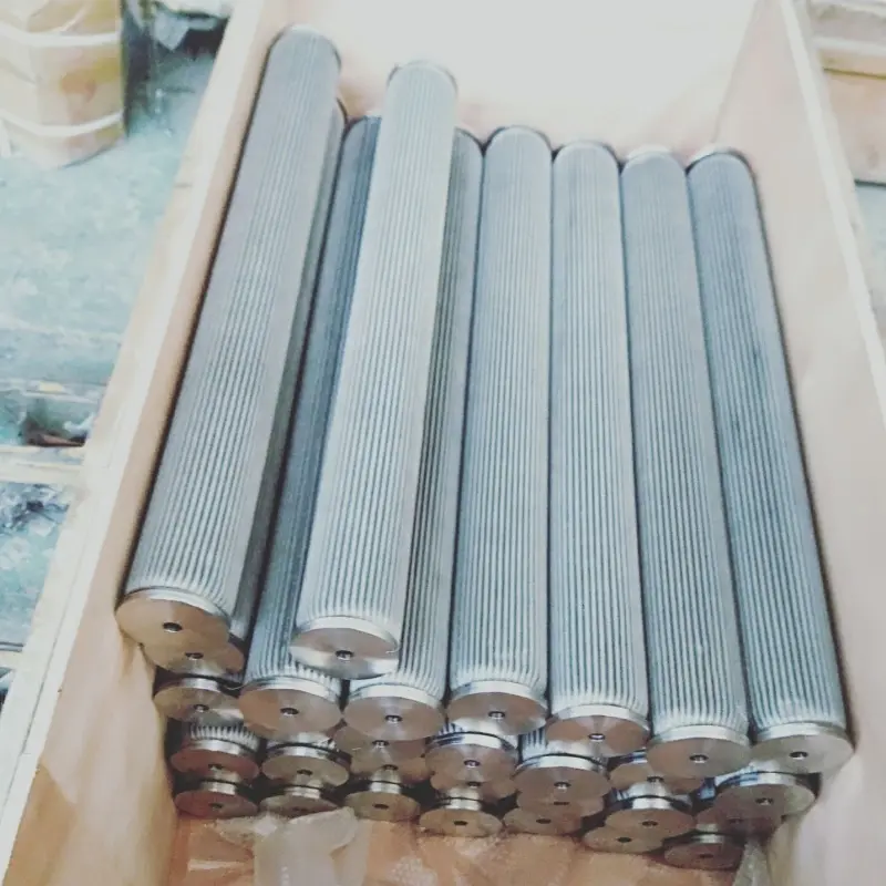 SS pleated filter cartridge with end ca/p code 0 3 6 7 8 9 for oil water treatment filtration stainless steel housing system