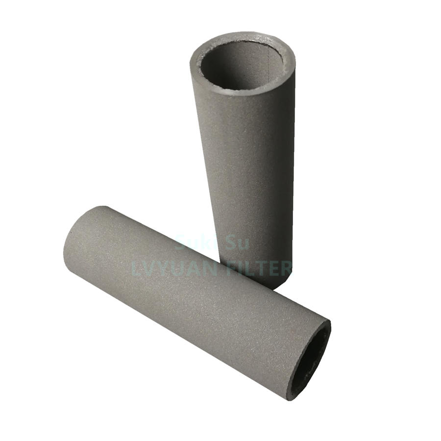 Porosity 0.5 1 5 10 25 50 75 100 um micron Sintered Porous Stainless Steel Filter tube from cartridge filters supplier China