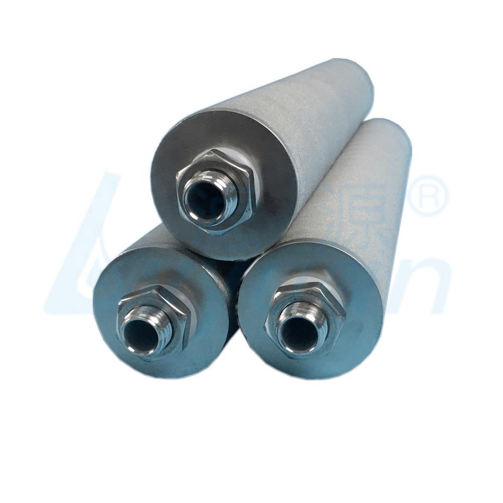 Reusable and washable sintered stainless steel filter tube 1 micron metal filter cartridge for water treatment