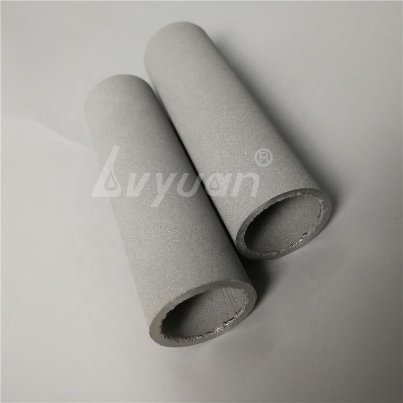 High temperature Pressure Sintered porous Metal stainless steel filter tube for filtering elements nitrogen natural gas