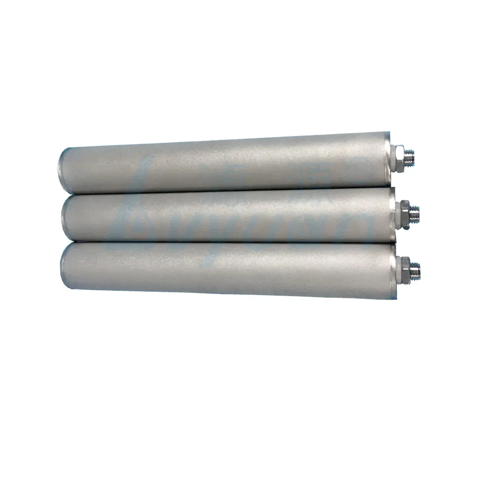 1 5 10 15 20 Micron SS316 Sintered Metal Tube Water Filters /Industrial Stainless Steel Filter