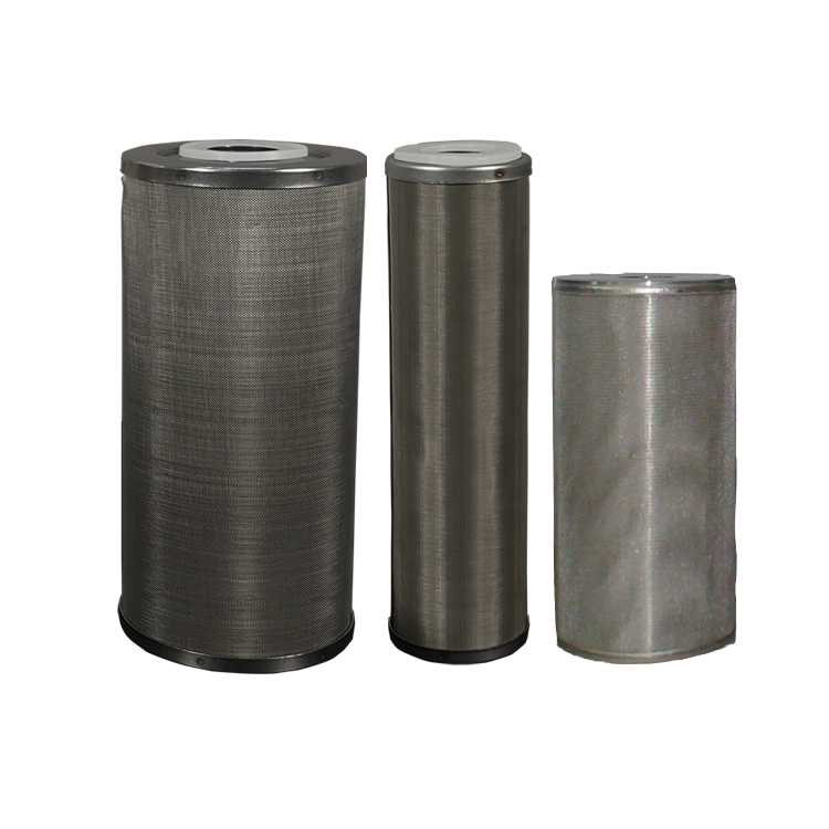 High Pressure ss 316 304 stainless steel sintered filter element for Refinery chemical industry
