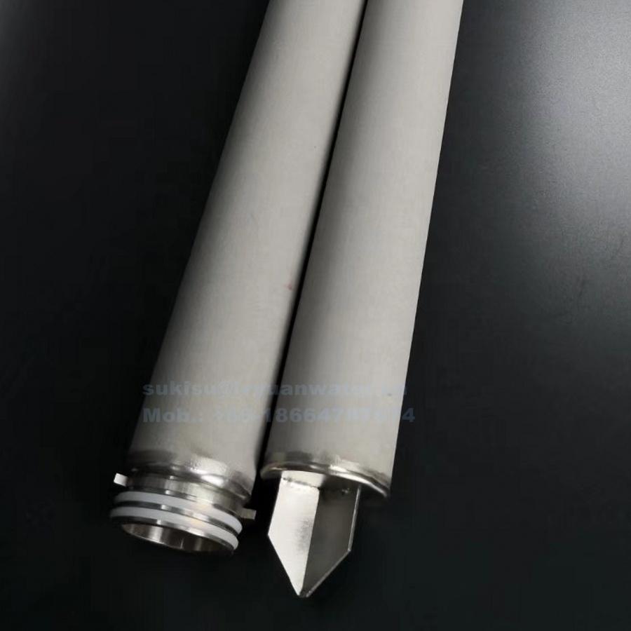 0.2 0.22 um Micron compressed air line filter for Sinter Stainless steel precision filter cartridge element