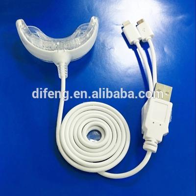 teeth whitening light with mouth tray