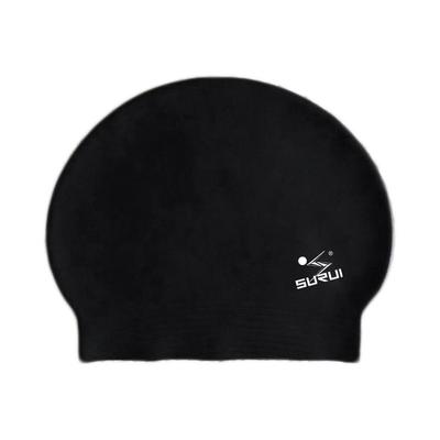 Hot Sell black Swimming Hat latex silicone swim caps for adults