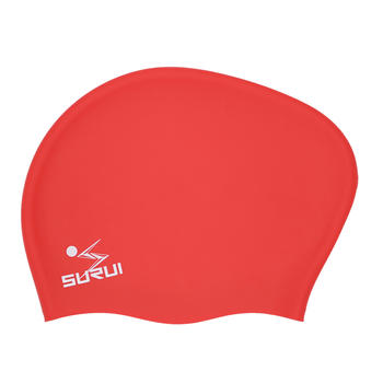 Summer Excellent Stylish Design Adult Silicone Pool Swimming Cap For Women Long Hair