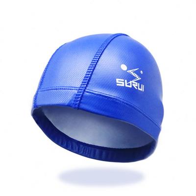 High Quality 3D Recycled Personalized Pu Coated Swim Cap