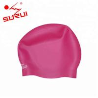 Custom Silicone Adult Seamless Swimming Cap for Professional Competition