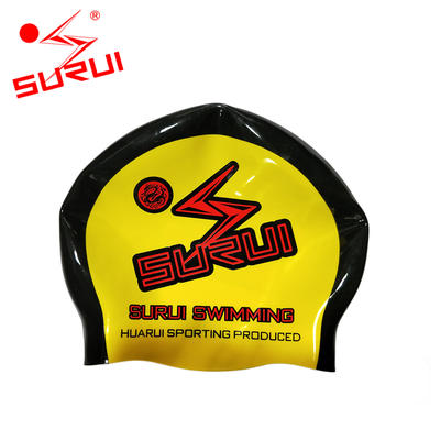 2019 Customized Logo Silicone Material Large Thicker Seamless Swim Caps