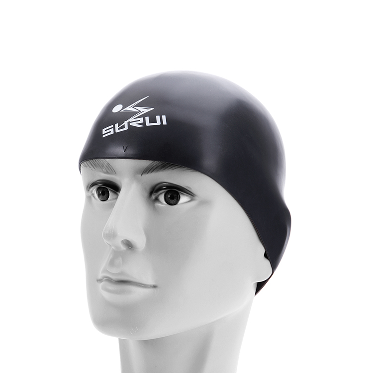 Guangdong Custom Logo Waterproof SmallSilicone Dome Swimming Cap for Adult