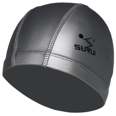 custom printedPU Coated Swim Cap with Your Logo
