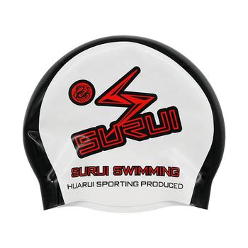 OEM ODM Logo Printed Professional Matches Using Elastic Cool Adult Silicone Seamless Swim Caps