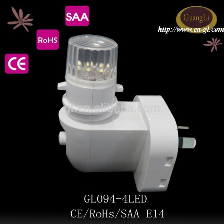 E14 certificate good quality indoor decoration switch lamp holder sorket with LED lighting