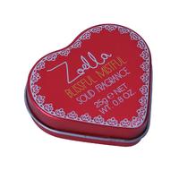 custom small christmas heart shaped candy gift tin box