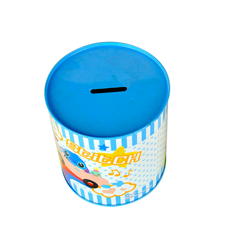 Wholesale round metal tin box for toffee chocolate sweet candies packaging tin box