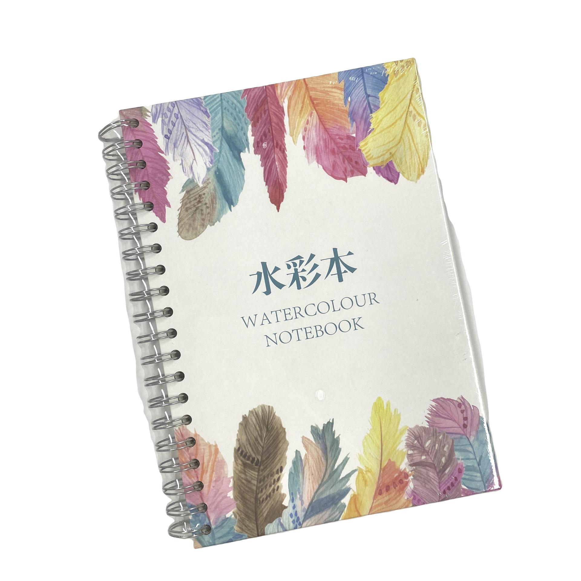 product-Custom Design Chinese Watercolor Painting Book Drawing Outline Coloring Book Notebook-Dezhen-1
