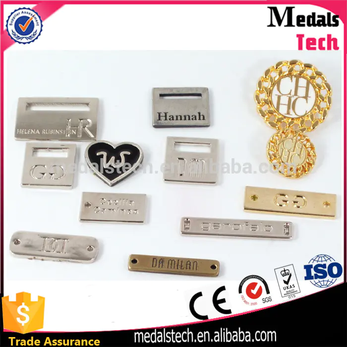MedalsTech new products engraving brass logo name plate/ brass decoration/ brass tag