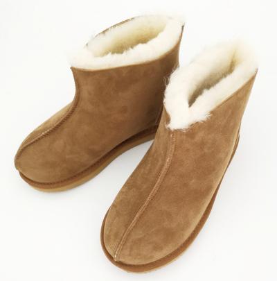 HQS-WS011 New design winter sheep fur slippersthermal wool slippers genuine sheepskin slippers for ladies