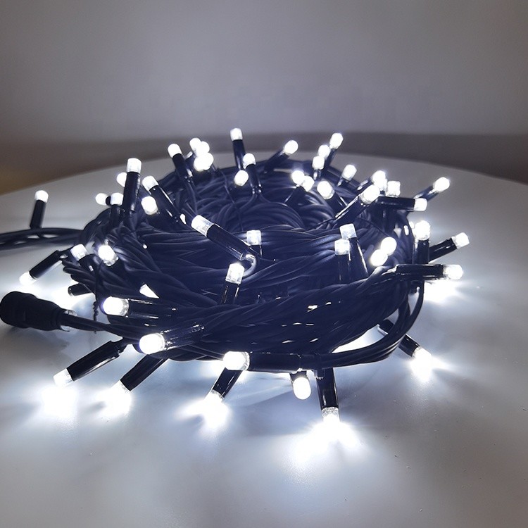 High Brightness Outdoor Waterproof IP65 3W 6W Rubber Coper Wire Holiday Decoration String LED Light