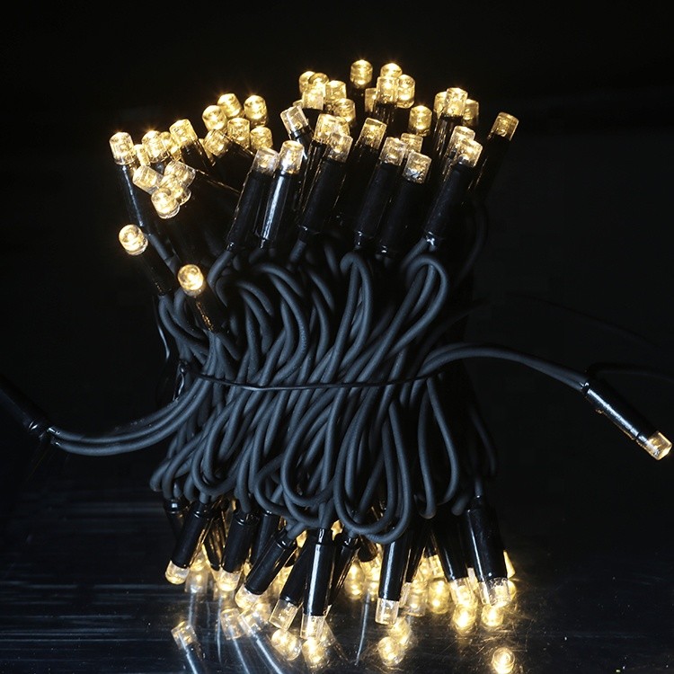Good Quality Waterproof IP65 Holiday Decoration Lights Rubber Copper Wire Christmas Lights LED String