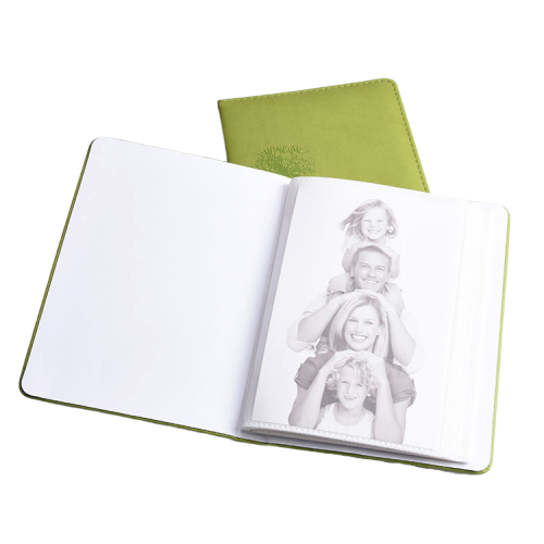 Custom Gift Leather Cover Promotional Gift Baby Photo Album with 6x4 Size