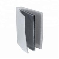 Custom Premium PVC Material Clear Transparent Photo Album with Plastic Comb Binding