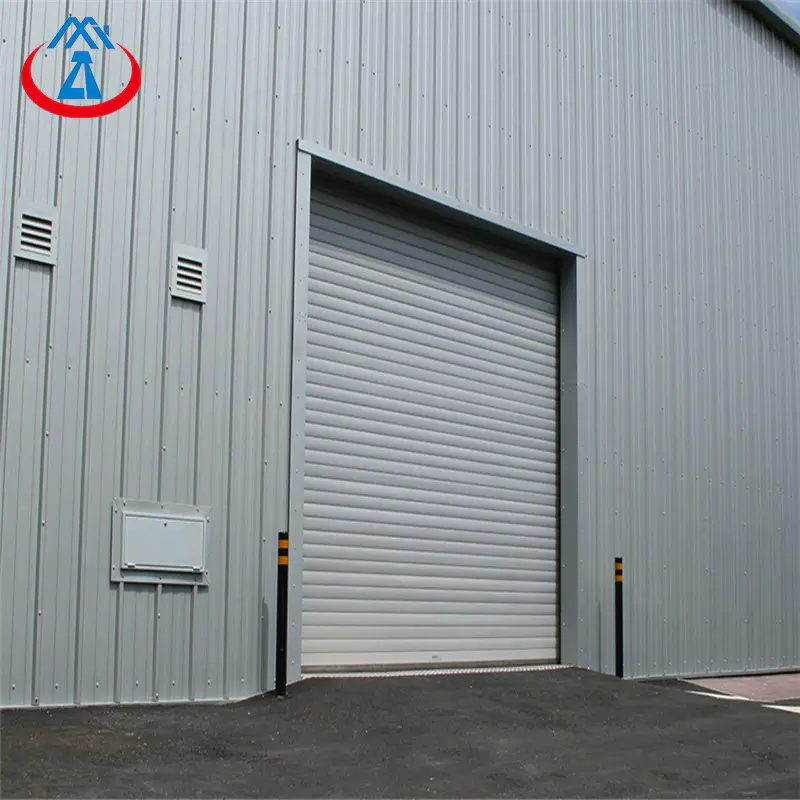 Strong Resisting Hurricane Shutter Door Industrial Windproof Roll Up Main Gate For Warehouse or Factory