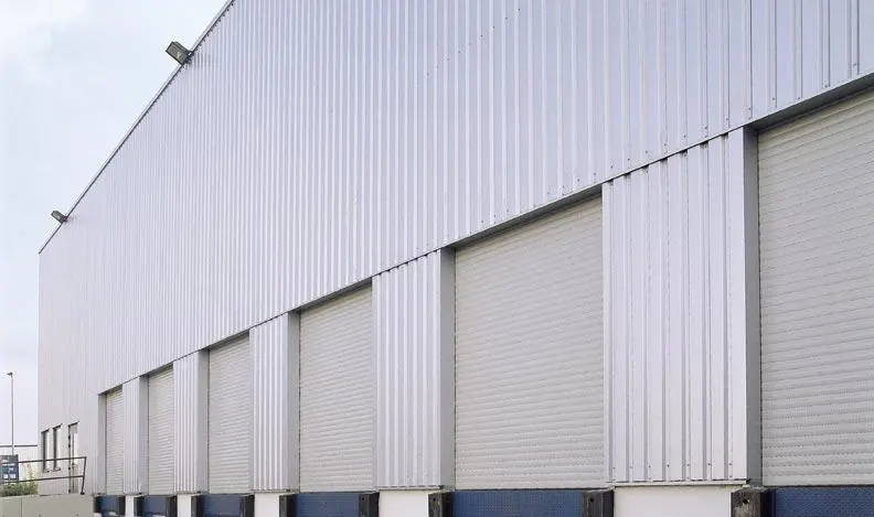 Strong wind-resistant industrial windproof rolling shutter door