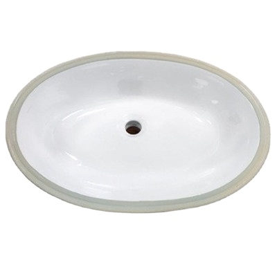 oval shaped porcelain under counter bathroom small wash basin