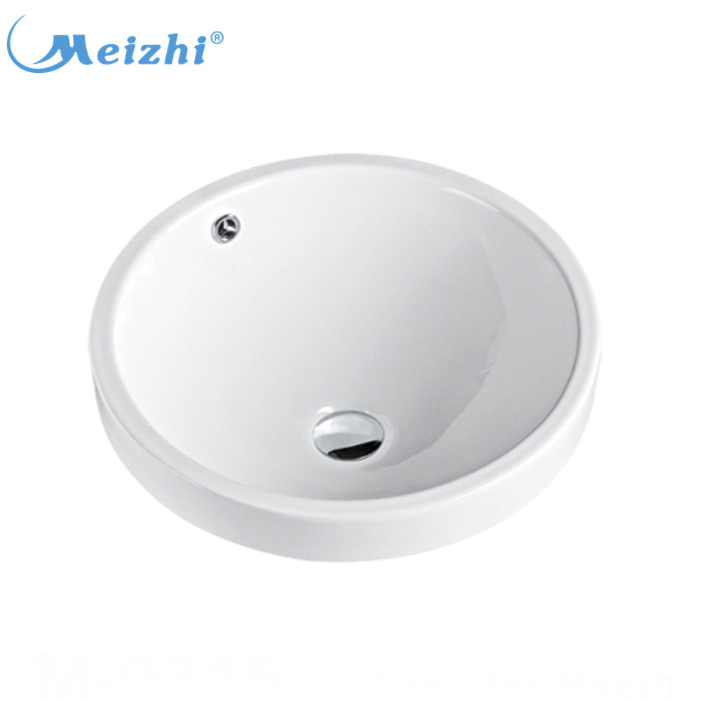 China cheap ceramic round porcelain bathroom lavatory sink wash basin