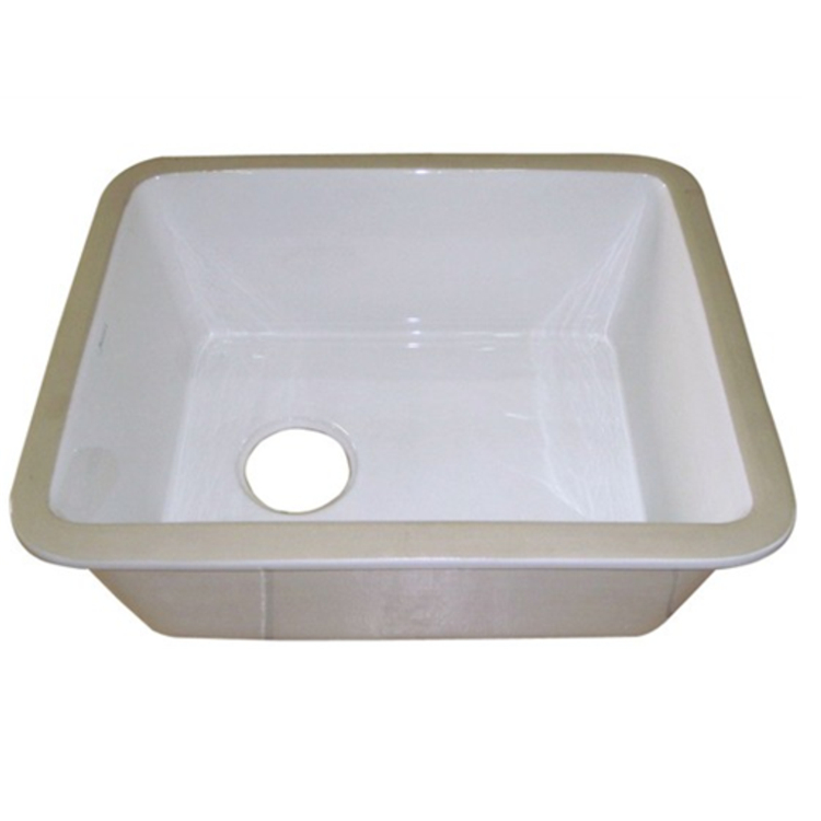 Sanitary ware undermount ceramic kitchen sink