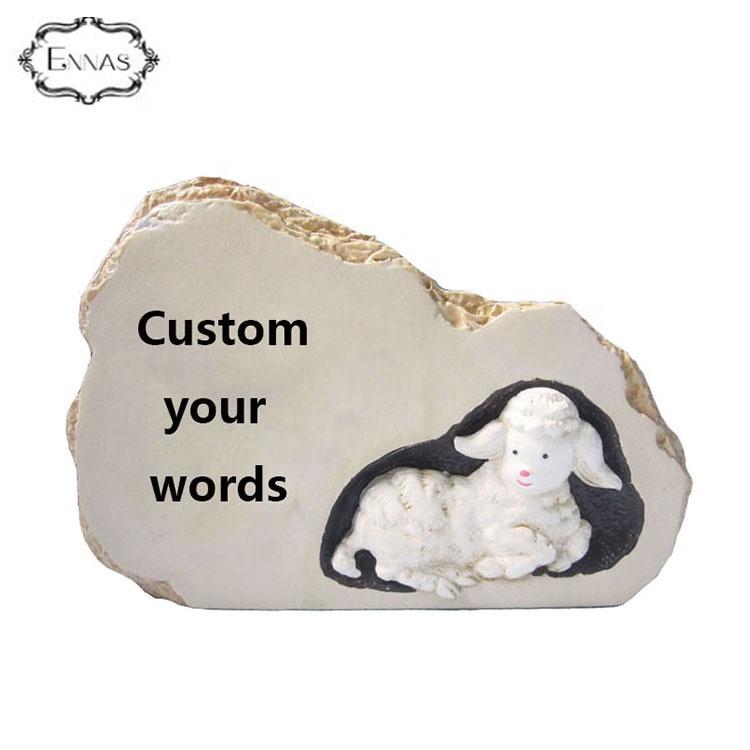 Custom Your Words Resin Religious Christ Church Praying Present Home Decor Gifts Stone Table Decoration