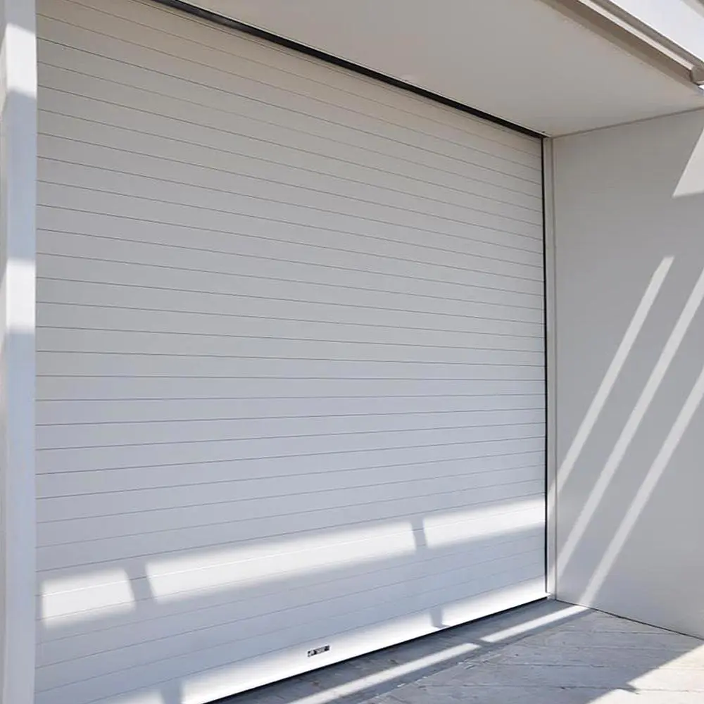 White Color Double Layer Slat High Quality Factory Price Aluminum Roller Shutter Door