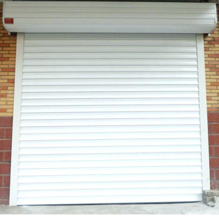 White Color Double Layer Slat High Quality Factory Price Aluminum Roller Shutter Door