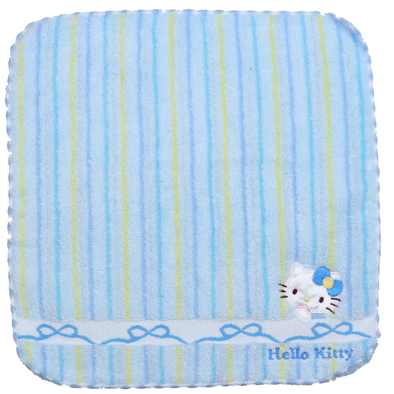 japanesehigh quality cartoonjacquard cotton babysports dresshanging hand towel with custom embroidered logo