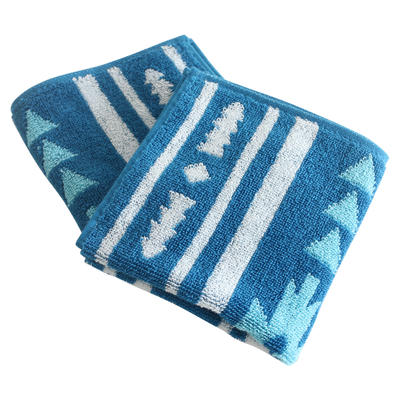Custom made cotton double - thread jacquard small cotton children's hand towel