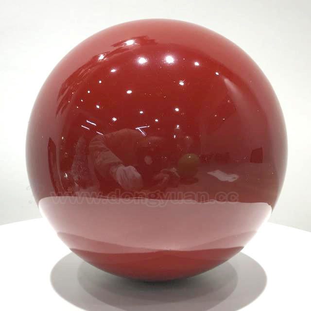 Stainless Steel Painting Red ColorBall for Christmas Decoration