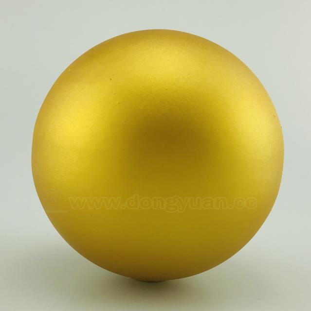 Giant Christmas StainlessSteel Ball with Matt Gold Color