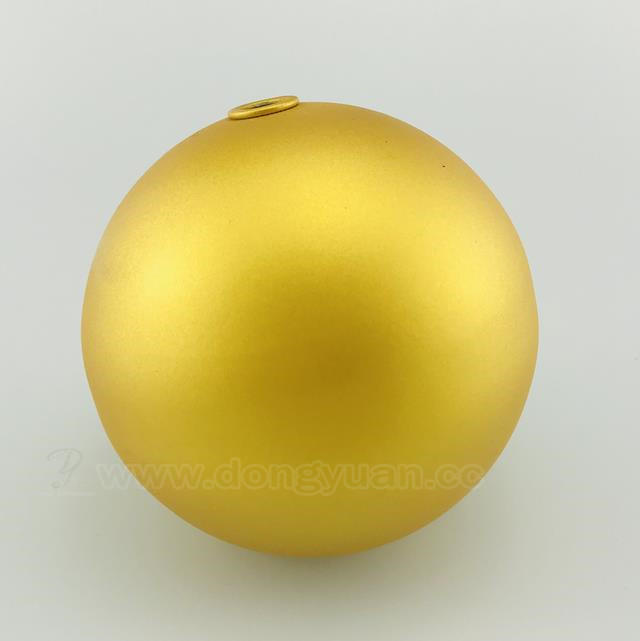 Giant Christmas StainlessSteel Ball with Matt Gold Color