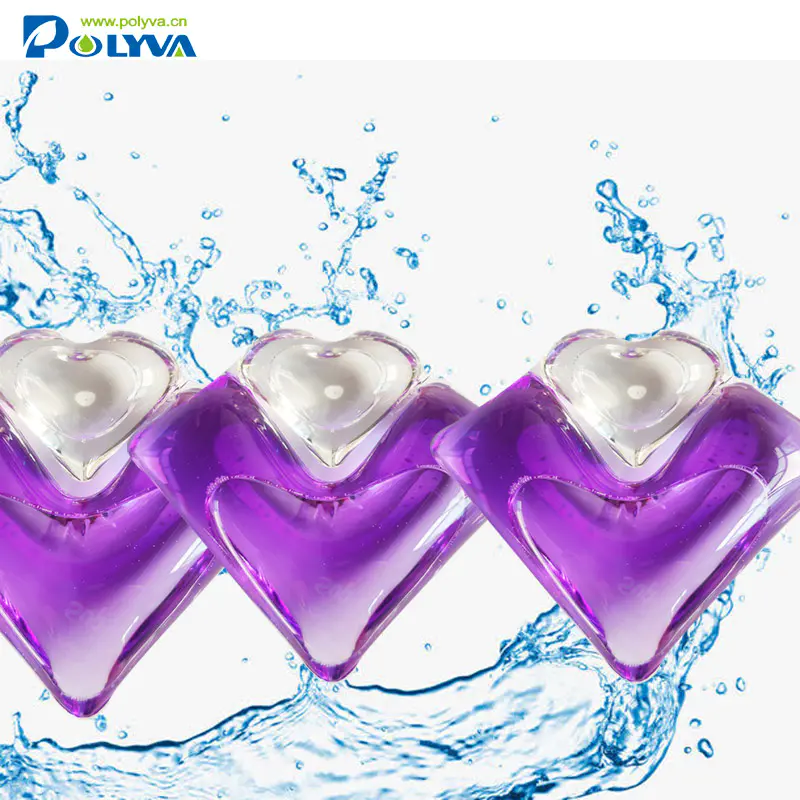 polyva 2 in 1 OEM & ODM apparel cleaning laundry beads capsules liquid laundry detergent pods