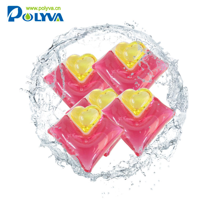 polyva wholesale Custom made High Quality apparel cleaning detergent pods