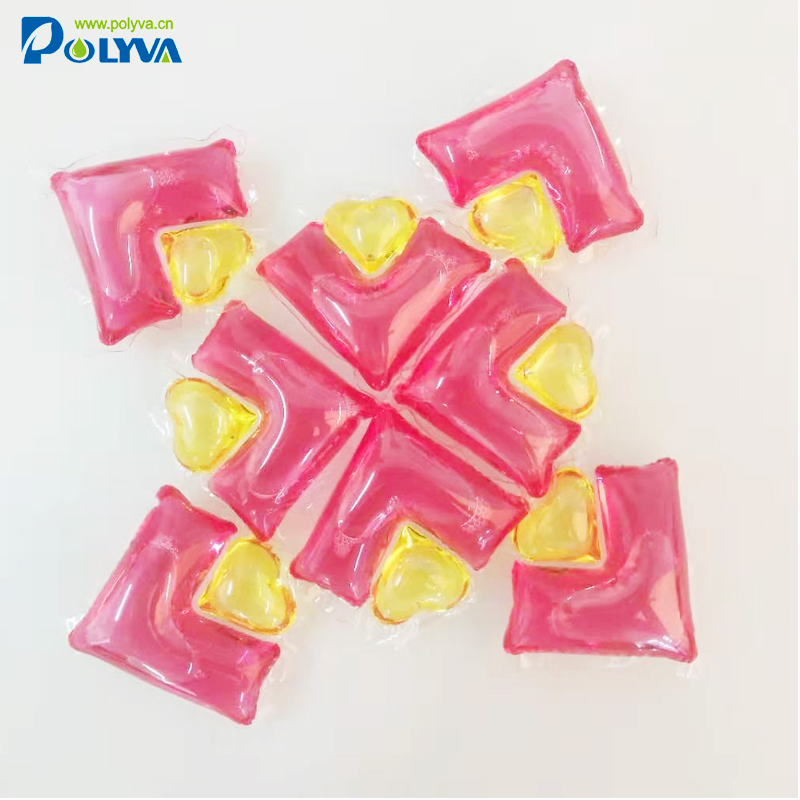 polyva 2 in1 washing capsules eco-friendlly natural no residual laundry pods laundry liquid detergent capsules laundry pods