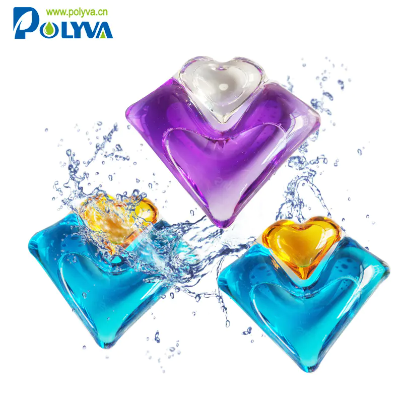 polyva 2 in1 washing capsules eco-friendlly natural no residual laundry pods laundry liquid detergent capsules laundry pods