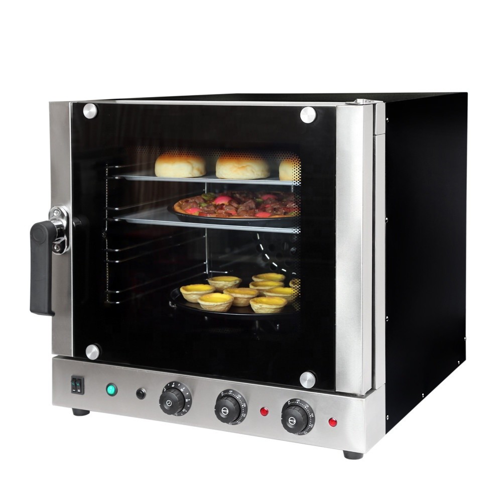 Stainless Steel commercial kitchen equipment for restaurant 4 tiers 2.6kw countertop convection oven for baking