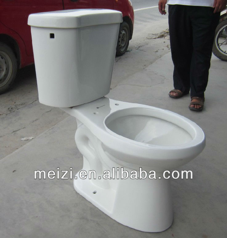 Economical siphonic Two Piece hotel toilet