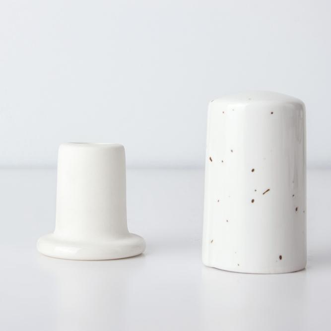 Porcelain Ceramics Neutral Toothpick Stand For Restaurant